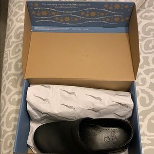 New, never worn Black danskos
